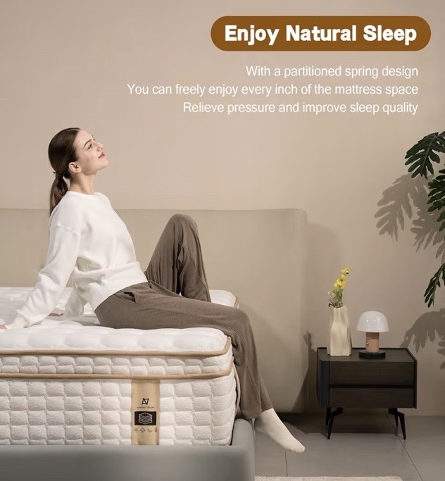 Full Mattress 12in Mattress In A Box Medium Firm Full Hybrid Memory Foam 75x54