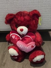 Dan Dee 2010 Red Sweetheart Teddy Bear Valentines 20" Plush You Me