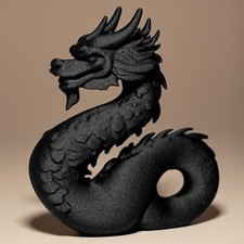 Dragon Statue Figur | Drache Skulptur | Asiatische Deko | Dark Art Kollektion