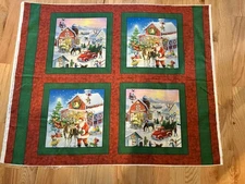 Nostalgic Christmas Pillow Panel