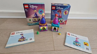 LEGO 43259 & 43214 Disney Princess Twirling Ariel & Rapunzel Set- 93 & 89 Pieces - Image 1 of 2