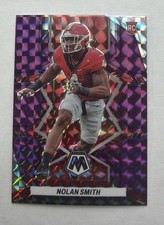 2023 Panini Mosaic Draft Picks - Nolan Smith #34 Purple Mosaic Prizm 12/49 (RC)