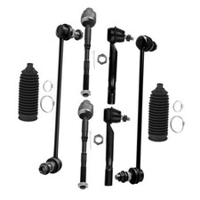 Front Inner Outer Tie Rod End w/Boot for Nissan for Rogue, for Rogue Select 