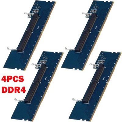 4x Laptop DDR4 RAM to Desktop Adapter Card Memory Tester SO DIMM to DDR4 NEW