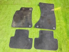2009-16 Audi A4 S4 B8 Floor Mats Set (4) Carpet Black OEM 8K1863691C