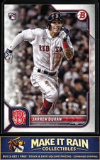 Jarren Duran 2022 Bowman #84 Boston Red Sox Rookie RC