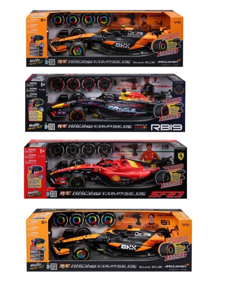 Ferrari , Red Bull, Mclaren Formula 1 F1 Racing RC Car Maisto 1:10