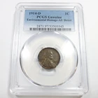 1914 D PCGS AU Detail - Lincoln Wheat Penny Cent 1c US Coin #60456A