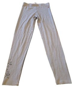 Matilda Jane 435 Girls 10 Earn Your Stripes Blue White Striped Leggings Layering