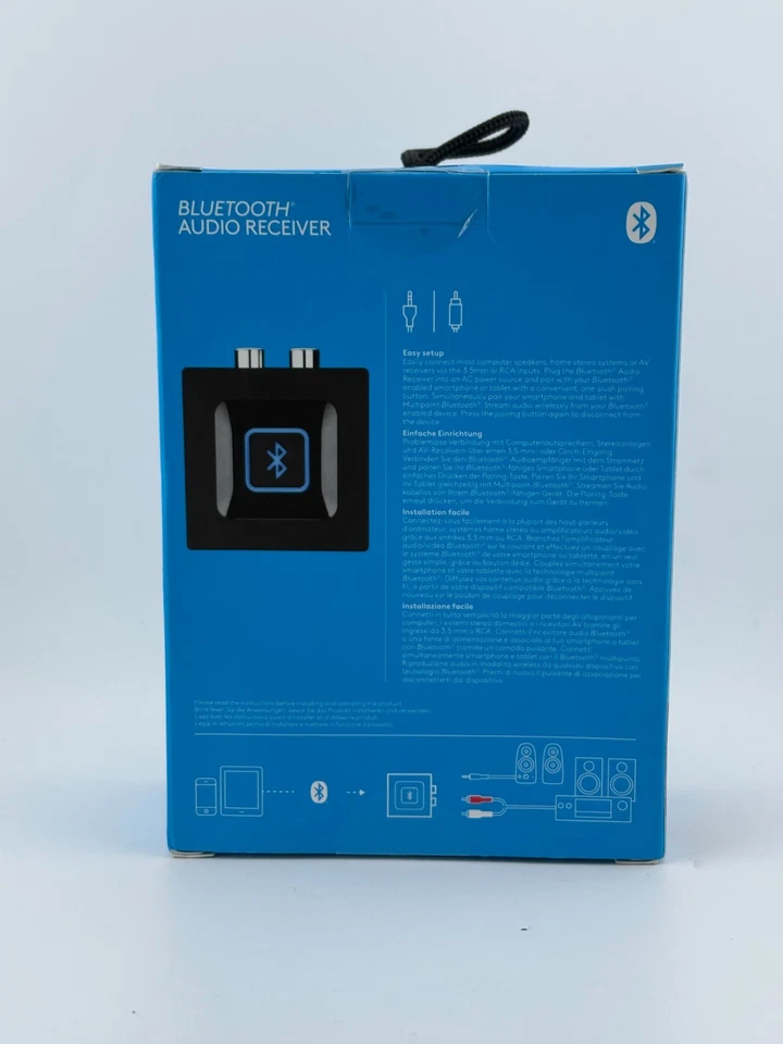Brand New Logitech Wireless Bluetooth Audio Receiver Bluetooth 3.5mm RCA Adapter - Image 2 of 2