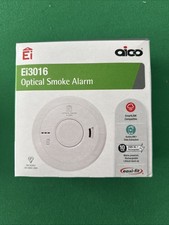 4 x Aico Ei3016 Netzbetriebene Rauchmelder Ablauf Juni 2037