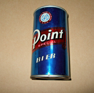 Point Special SS Steel Beer Can Bottom Opened