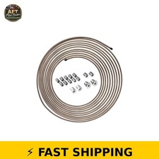 4LifetimeLines 3/16" Copper-Nickel Brake Line Kit - 25 ft, Fittings Included