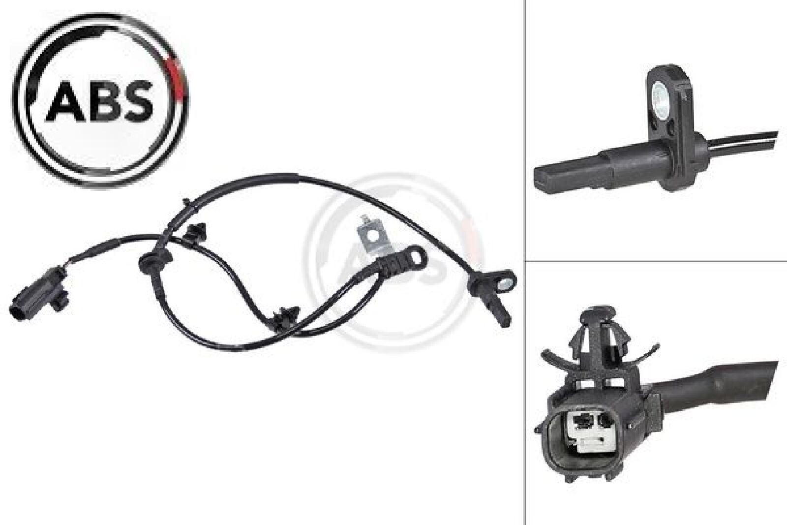 Sensor Raddrehzahl aktiver Sensor 780 mm Kabel A.B.S. für u.a. SUZUKI SX4 - Bild 2