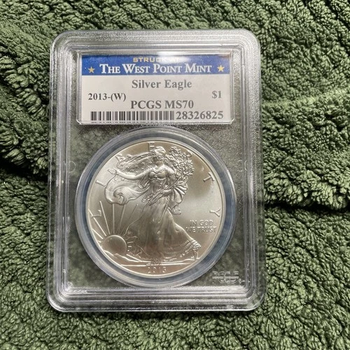 Photo of a 2013-W American Silver Eagle from an eBay listing that sold on Jul 19, 2026