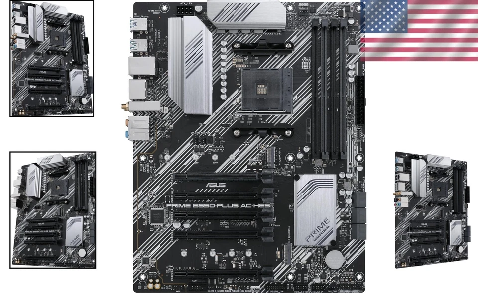 Next-Gen AMD AM4 Motherboard with Dual M.2, 1Gb Ethernet & RGB Customization - Image 2 of 4