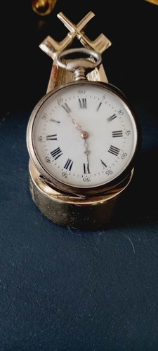 Montre De Poche Ancienne Avec Rubis - Vintage, Style Gousset, Unisexe