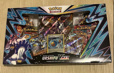 Pokemon Rapid Strike Urshifu VMAX Premium Collection Box New In Box On Hand