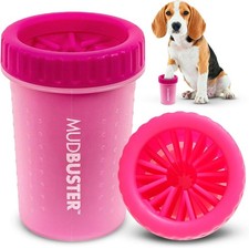Pink Medium Dog Paw Cleaner Mud Buster Quality Pet Supplies Dog Accessories Dogs