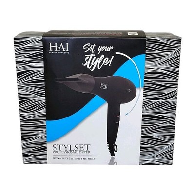 HAI Beauty Concepts Ionic Professional Hair Dryer 1875 Watt JD-085 Style Set NEW