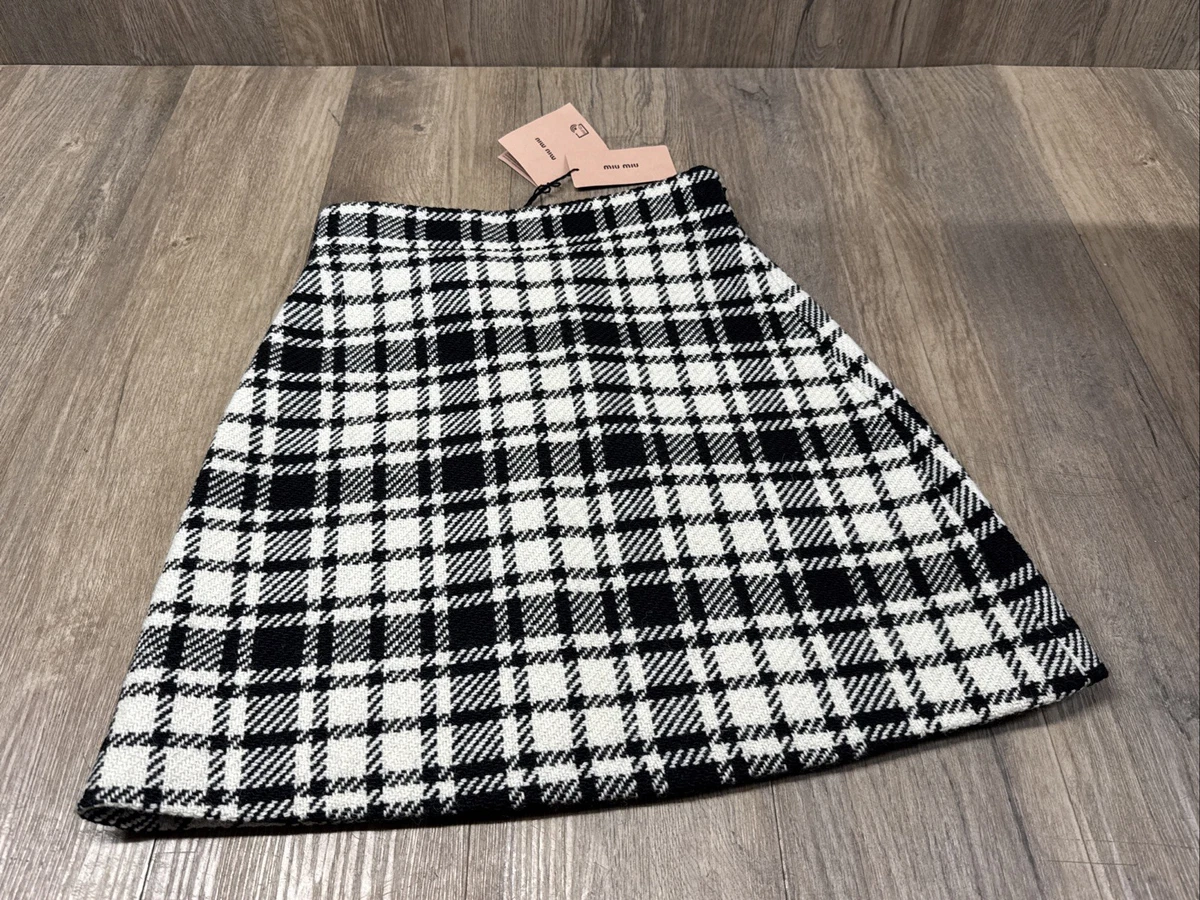 スカート vintage miumiu knit skirt archive 38 Miu Miu Rib-Knit Distressed Midi Skirt - Bergdorf Goodman