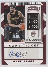 2020 Contenders Draft Picks Sticker Prospect Ticket Grant Riller #123 Auto 0v9m