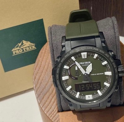 Casio PRO TREK PRW-61Y-3JF Tough Solar 51x47.4x14.7mm Biomass Resin Case