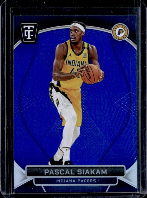 2024-25 Panini Totally Certified Pascal Siakam Blue Platinum Mirror #/99 Pacers