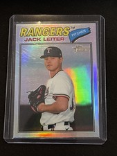 2026 Topps Heritage Chrome Refractor Jack Leiter