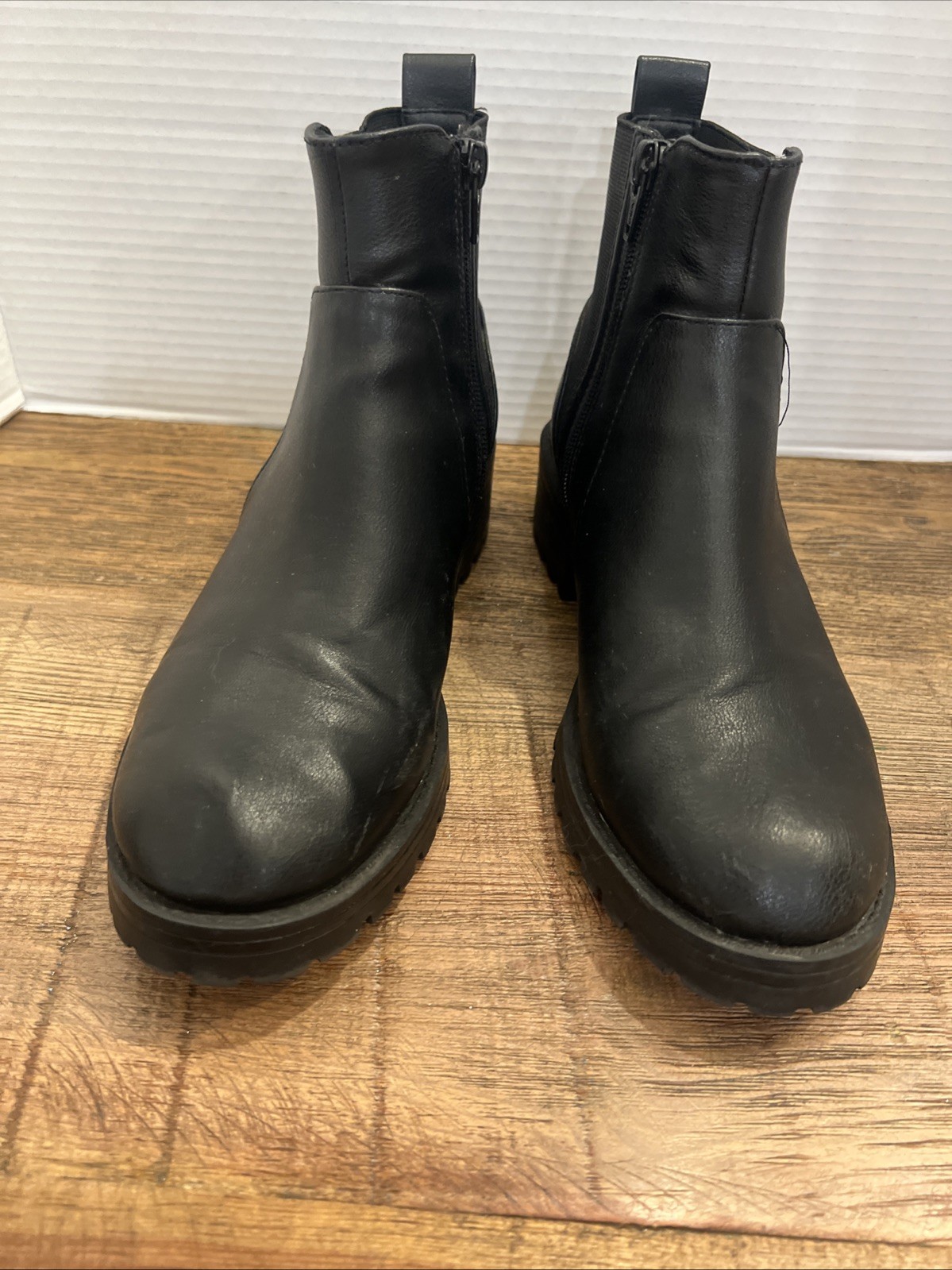 Universal Thread Target Black Combat Chelsea Boot… - image 4