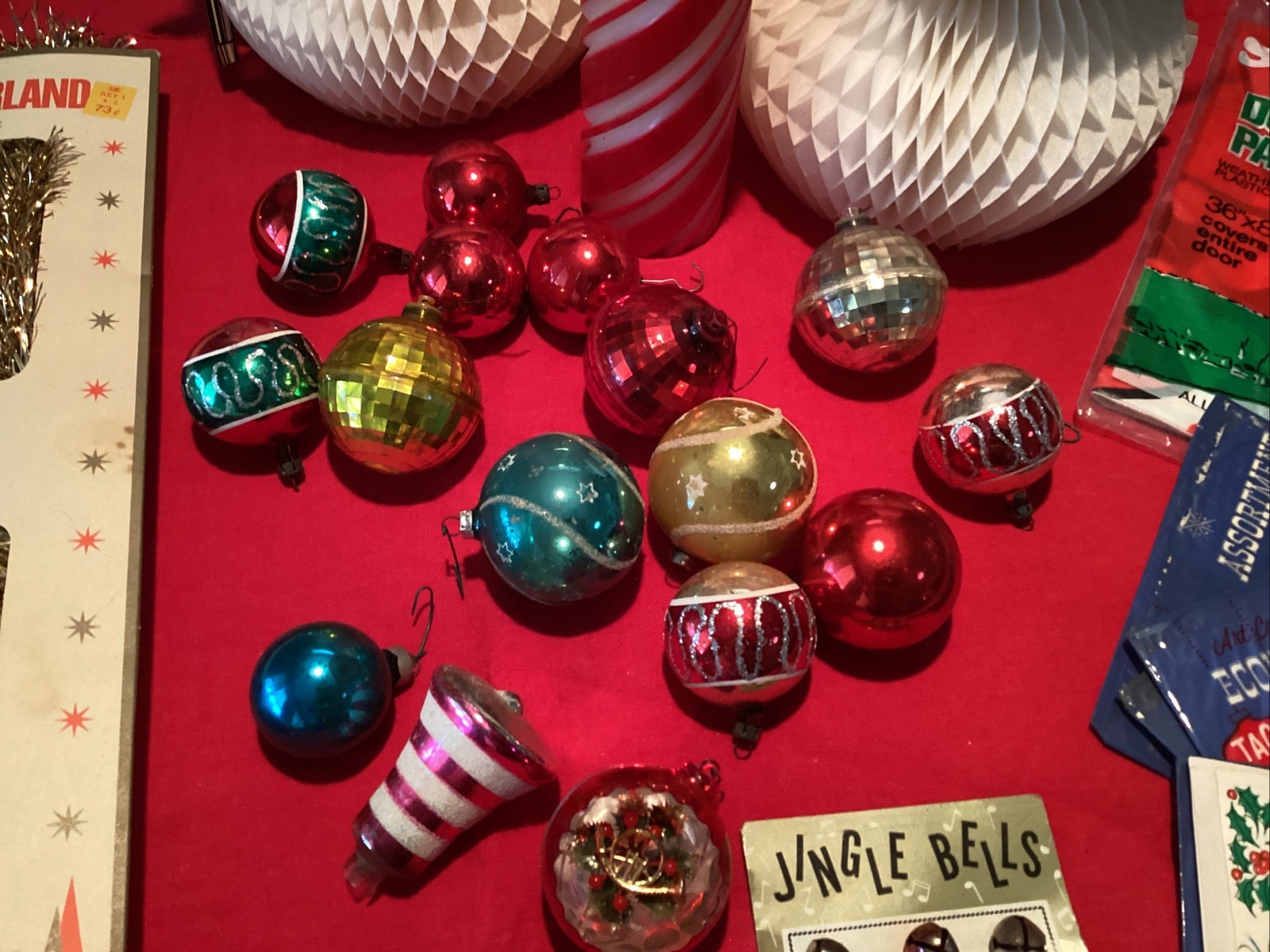 vintage christmas decorations 1950s lot eBay