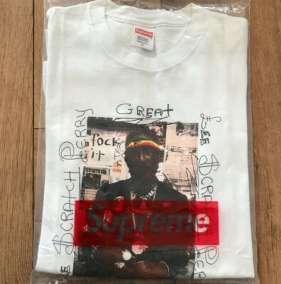 SS10 Supreme Lee Scratch Perry Photo white Tee M medium T SS10 Supreme Lee Scratch Perry Photo white Tee M medium T