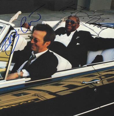 ERIC CLAPTON & BB KING signiertes Foto - Rock & Blues Gitarristen - Preprint