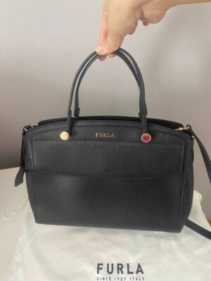 Furla tote bag genuaral saffiano leather, original