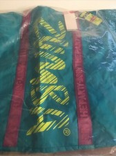 Zumba Join the Party Fast Dash Tote Bag Teal Purple Nylon Large Side Pocket NWT