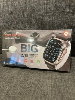 c90 Ultra 2 Watch- 2.19 Infinite Display- in box Factory Sealed. Android