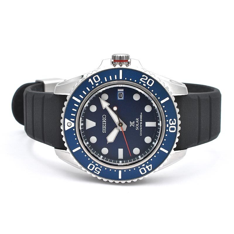 SEIKO PROSPEX SBDJ055 Sapphire Crystal Solar Watch Diver Scuba