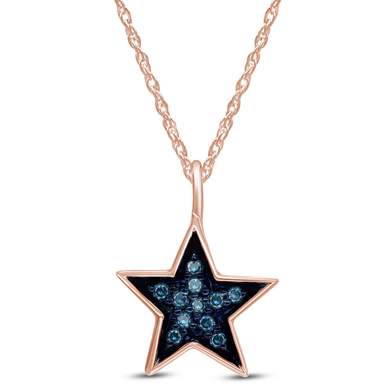 【STAR JEWELRY】DIAMOND 7 STONES NECKLACE DIAMOND 7 STONES NECKLACE(2ZN2177)K18 ネックレス｜スター