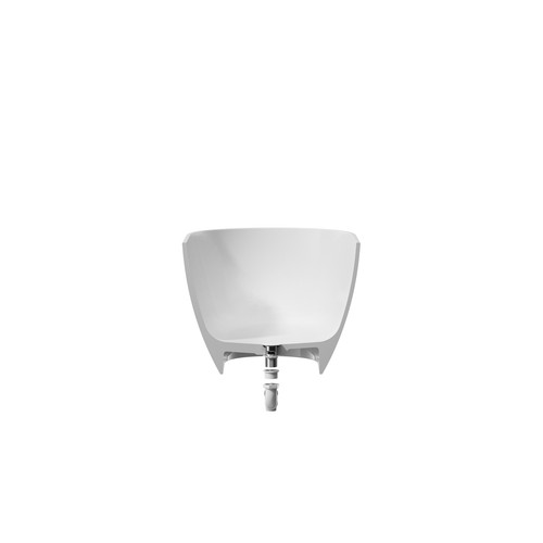 69" Solid Surface Bathtub,Stone Resin Soaking Bathtub W/ Overflow & Pop-up Drain - Picture 11 of 15