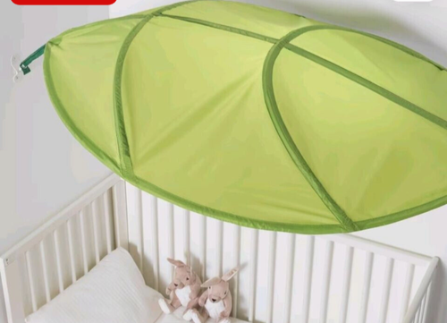 New IKEA LOVA Green Leaf Children's Bed Canopy Kids Baby Nursery Bedroom Decor - Picture 5 of 5