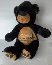 Space Needle Black Bear 15” Plush Souvenir Gatlinburg TN Stuffed Animal Toy