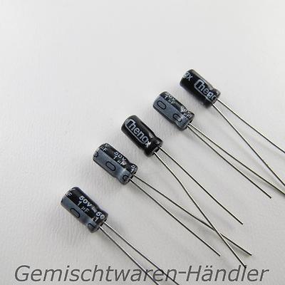 5x 10µF 50V ELKO Kondensator Sortiment zusammenstellbar µ mF Elekrolyt radial