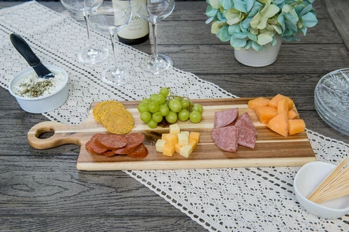 Lipper International Acacia Wood Serving and Cutting Board - Thumbnail 2