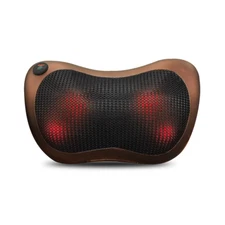 Shoulder Neck and Back Massager Pillow with Heat Deep Kneading Cushion