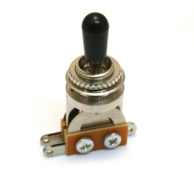 Nickel Short Straight 3-way Pickup Toggle Switch for Guitar/Bass EP-4364-001