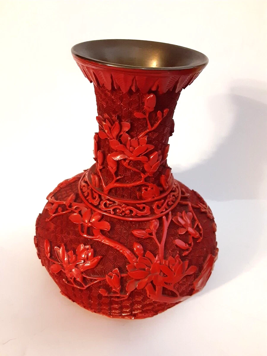 中国雕漆花瓶| eBay