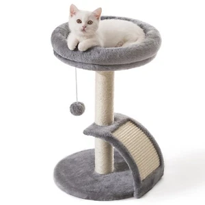 Petite tour d'arbre de chat avec poste de scratching, moderne tour Kitten pour...