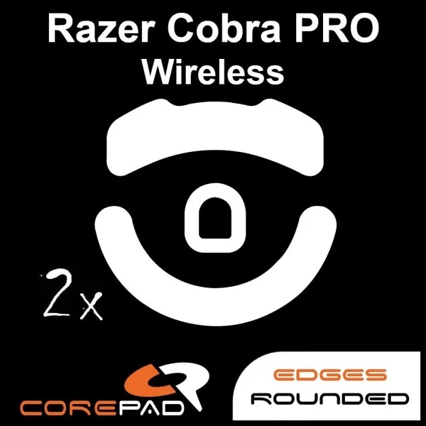 Corepad Skatz Razer Cobra Pro repuesto patas de ratón deslizador de ratón Hyperglides Teflon