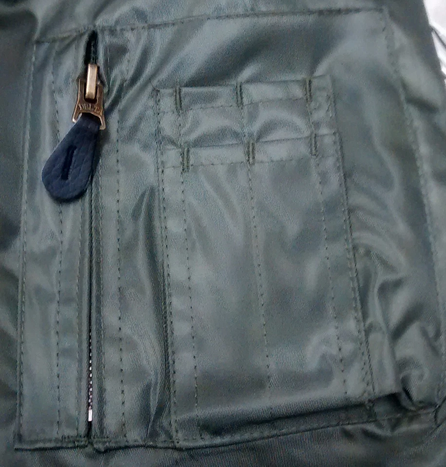 MA2 CWU US Military Style Bomber Jacket MOD/Scooter/Bikers Green - All Sizes NEW - Image 4 of 4