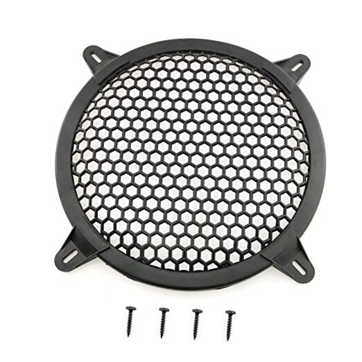 E-outstanding ABS Plastic Grill Cover 8 Inch Hexagonal Mesh Car Audio Speaker